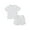 White, variant on CARETOO Little Boys Clothes Short Sleeve Print Shirt Top Shorts Beach Summer 2Pcs Kids Outfits 4-7Y