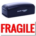 thumbnail image 1 of Large Pre-Inked Bold Fragile Stamp, Slim 1854, Ultra Slim Design, Impression Size 1-13/16" by 2-1/2", Up to 25,000 Impressions - Red Ink, 1 of 10