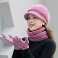 thumbnail image 3 of Fashion Women Scarves Keep Warm Peaked Cap Knitted Hat Beanies Hats Winter Hat BEIGE, 3 of 8