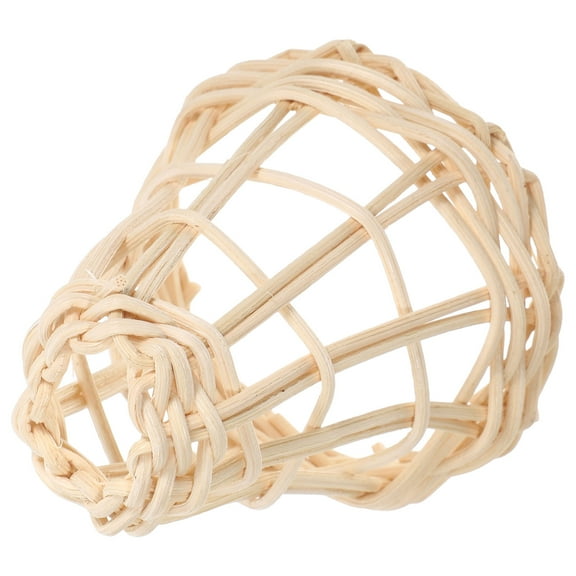 MLINS  Rattan Lampshade Light Bulb Covers for Ceiling Lights Beige