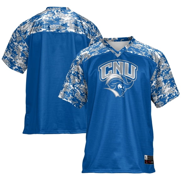 Men's GameDay Greats Royal Christopher Newport Captains Football Jersey