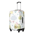thumbnail image 2 of Balery Green Blue Avocado Luggage Cover Protector, Scratch And Dirt Resistant, Fits 18-32 Inch Luggage - Large, 2 of 9