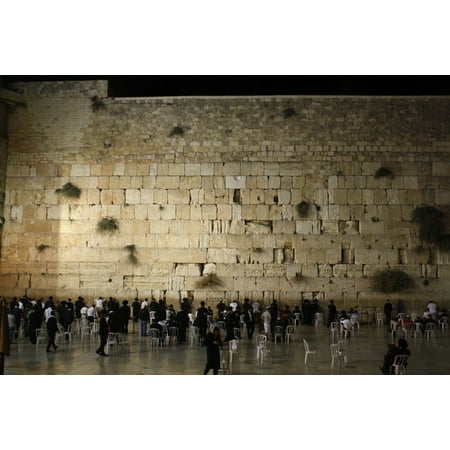 - LAMINATED POSTER Jerusalem Wall Stone Old Ancient Israel Prayer Poster Print 24 x 36