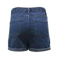 thumbnail image 4 of Jeans Shorts Jeans Summer Sexy Pants Fashtion Women Shorts Slim Hole Pants Plus Size Pants Plus Size Athletic Shorts Light Blue M, 4 of 4