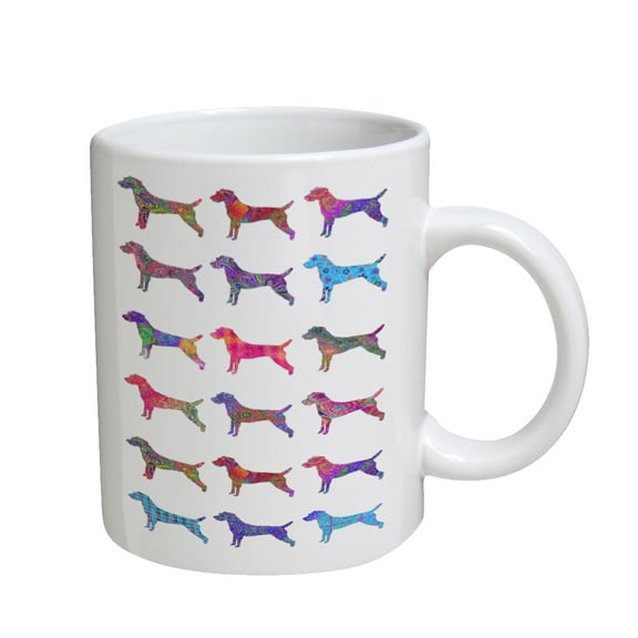 KuzmarK Coffee Cup Mug 11 Ounce - Jack Russell Dog