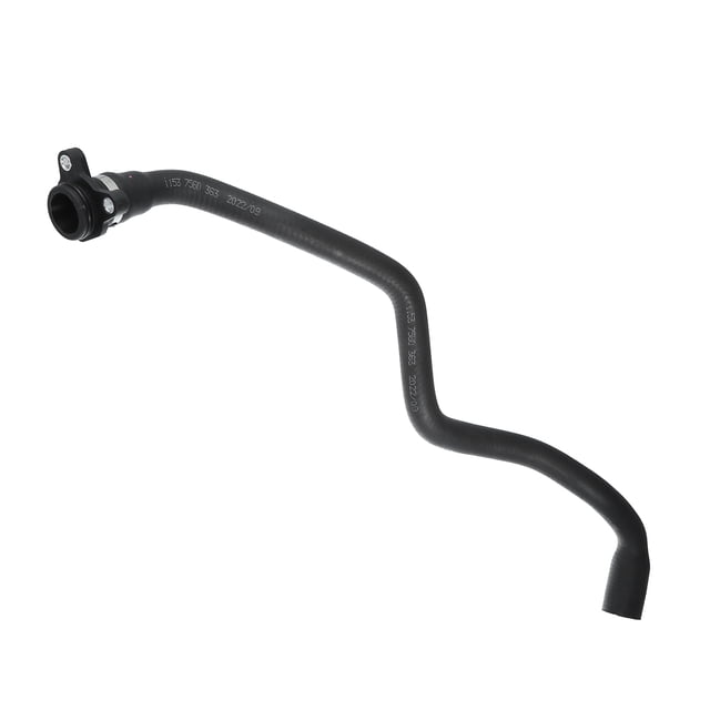 Manguera de refrigerante del radiador Unique Bargains No.11537560363 para BMW X6 XDrive35i 3.0L L6 - Gas 2008-2014, color negro de goma