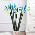 thumbnail image 7 of Walbest 1Pc Artificial Large Bird of Paradise 24.8 Inch Permanent Flower, Fake Plant Silk Strelitzia Reginae Home Decor, Artificial Flower Plant Decoration for Home Garden Office Party Wedding, 7 of 7