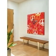 thumbnail image 4 of Marmont Hill "Peace Sign Ladybugs II" Painting Print on Canvas, 4 of 7