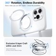 thumbnail image 4 of Funda de teléfono TORRAS Ostand Fitness con rotación de 360° para iPhone 16 Pro Max, 4 of 7