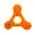 thumbnail image 3 of DuraForce TriangleRing Tiger Orange-Yellow, 2-Pack, Durable Woven Mesh Fiber Squeaky Dog Toy, 3 of 10