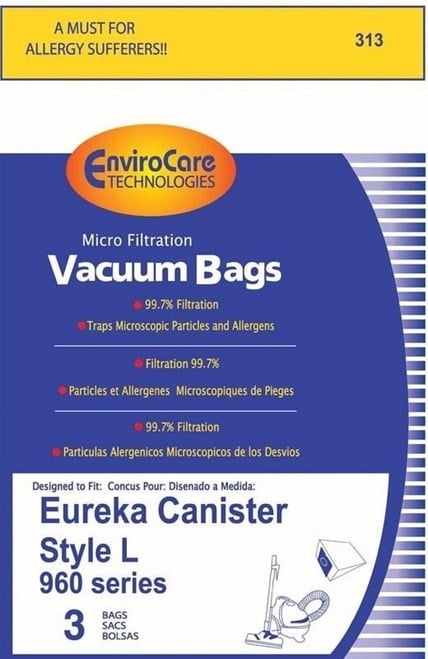 Eureka Style CN4 Vacuum Bags Micro Lined Allergen Filtration Type Vac 900 689376 