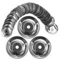 thumbnail image 2 of 50pcs Stainless Steel Single Row Tambourine for Drum Kit Percussion Accessories, Musical Instrument Parts, 2 of 6