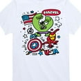 thumbnail image 3 of Marvel The Avengers - USA Sketch - Toddler And Youth Short Sleeve Graphic T-Shirt, 3 of 5