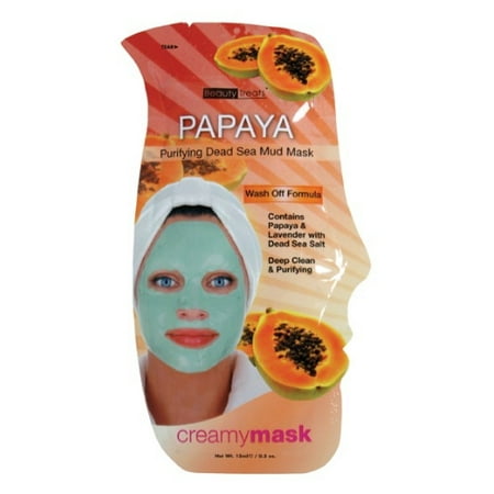 (3 Pack) BEAUTY TREATS Papaya Purifying Dead Sea Mud Mask -