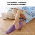 thumbnail image 4 of 12 Pairs Non Slip Socks For Women Slipper Socks With Grippers For Yoga Pilates, 4 of 6