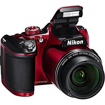 Nikon COOLPIX B500 Digital Camera (Red) International Model No Warranty