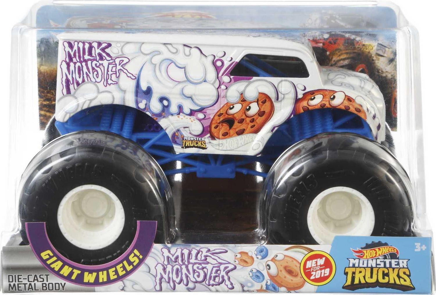 Hot Wheels – Monster Trucks – Véhicule Milk Monster