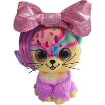 Little Bow Pets Large 9" Plush Butterfly Bow Pet (Pink Bow Cat)