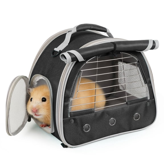 Portable Carrier Bag to Transport Small Animals like Guinea Pig, Hamster, Hedgehog, Bunny for Traveling and Vet Visit