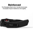 thumbnail image 6 of True Utility Replaceable Blade Folding Pocket Knife | Sharp & Reliable Pocket Knife w/Secure Two-Step Blade Release System | 3 Stainless Steel Blades: Two Fine Edge Blades and One Saw Edge Blade, 6 of 8