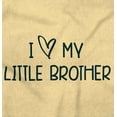 thumbnail image 2 of I Love My Little Brother Big Sibling Romper Boys or Girls Infant Baby Brisco Brands 12M, 2 of 6