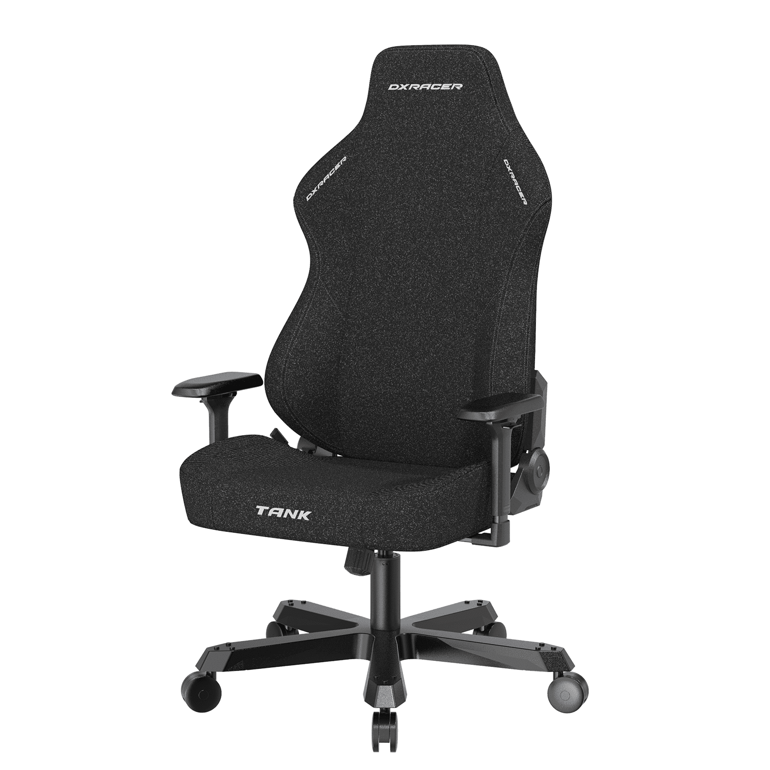 DXRacer Tank Series Ergonomic Adult Gaming Chair with Magnetic Head Rest and Lumbar Support, Black