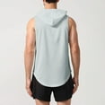thumbnail image 5 of Dagugfen Mens Tank Tops Hoodies Loose Lightweight Gym Muscle Sleeveless Shirts for Workout Running, 5 of 9