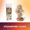 thumbnail image 5 of Reloj Steampunk de madera 3D UGEARS para adultos, 40 unidades, 5 of 5
