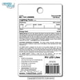 thumbnail image 3 of NK-1141-350WW (NAKED BULB) LED Replacement EMI Suppressed Vented Bulb, BA15s - i.e. (1141 Base), 350 Lumen 8-20Volts Warm White, 3 of 10
