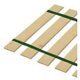 thumbnail image 2 of The Furniture King King Size Wood Bed Slats Custom Platform Plank Bed Frame Support Bunkie Boards Attached with Dark Green Strapping 80" Wide, 2 of 3