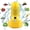 Yellow, variant on Fruit and Vegetable Purifier Capsule-shape Cleaner, Washer for Produce Meat Seafood, Wireless Rechargeable Waterproof Portable Food Cleaner
