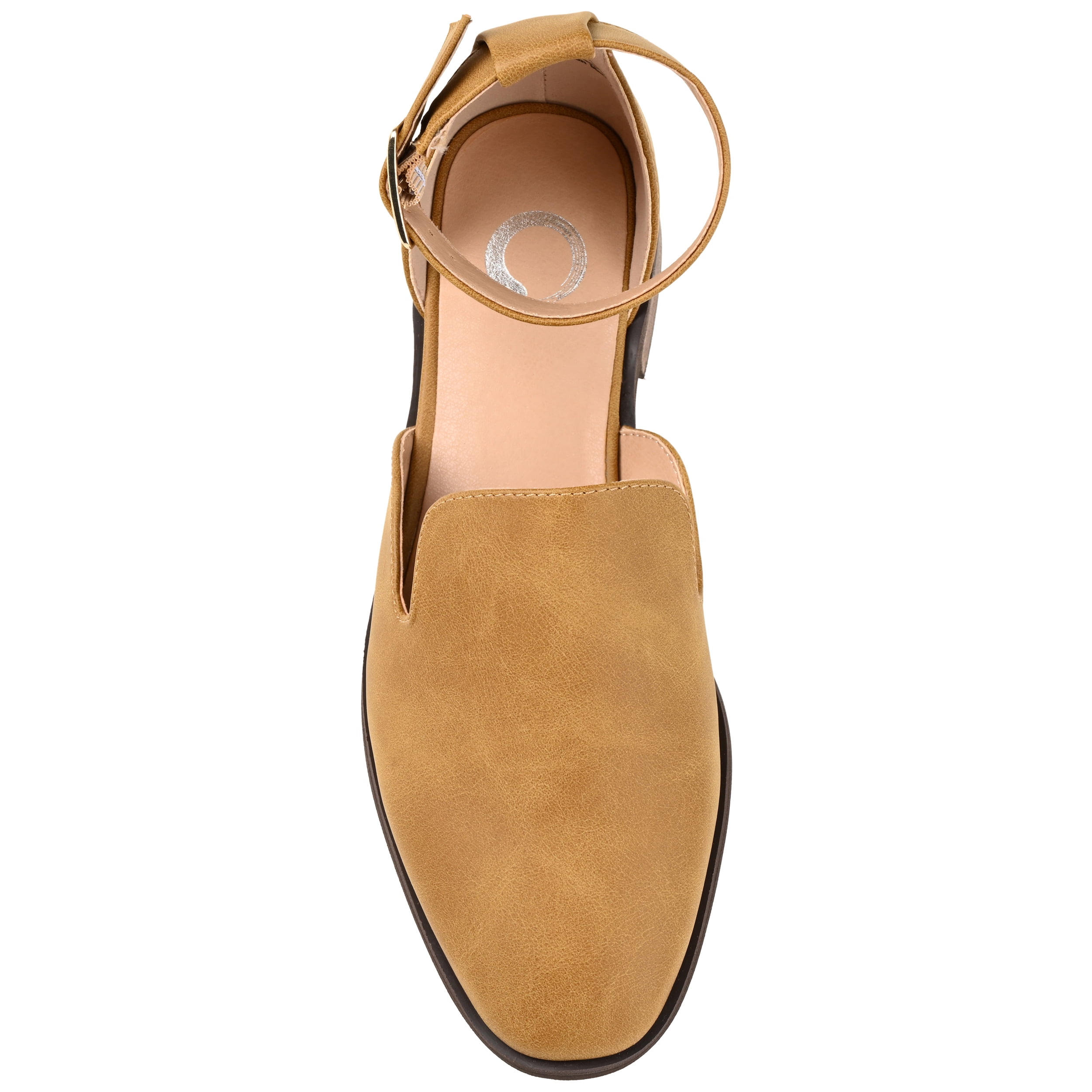 Journee Womens Loreta Buckle Square Toe Loafer Flats, Widths Available