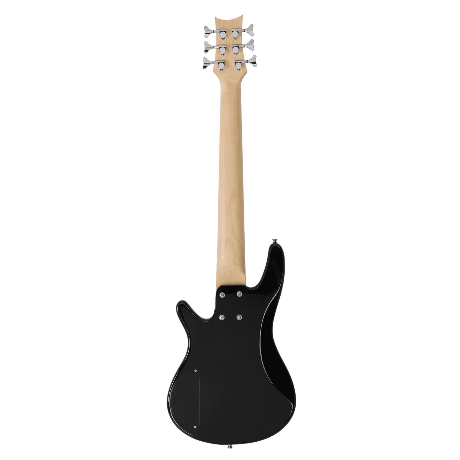 Hassch Electric Bass Guitar, 6 String Beginner Kit with Bag, Strap and Other Accessories, Sunset Color