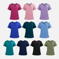 thumbnail image 4 of Split Set Dental Anesthesia Brush Hand Clothes High Elastic Comfortable Technician Uniform, Nursing Clothes Surgical Workwear for Women, 4 of 11