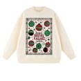 thumbnail image 4 of Byworldtasic Christmas Sweatshirts for Women Casual Long Sleeve Round-Neck Top Knit Pullover Sweater, 4 of 6