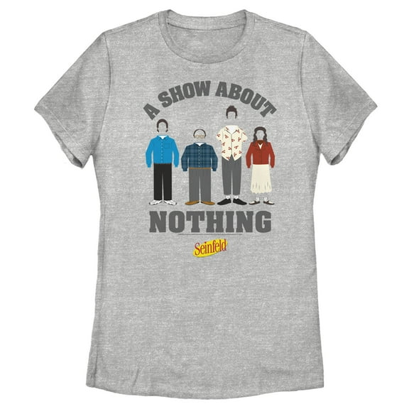 Women's Seinfeld A Show About Nothing  Graphic Tee Athletic Heather Medium