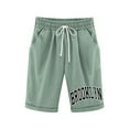 thumbnail image 2 of Toddler Kids Girls Casual Bermuda Shorts Drawstring Elastic Waistband Beach Shorts 3-13 Years, 2 of 4