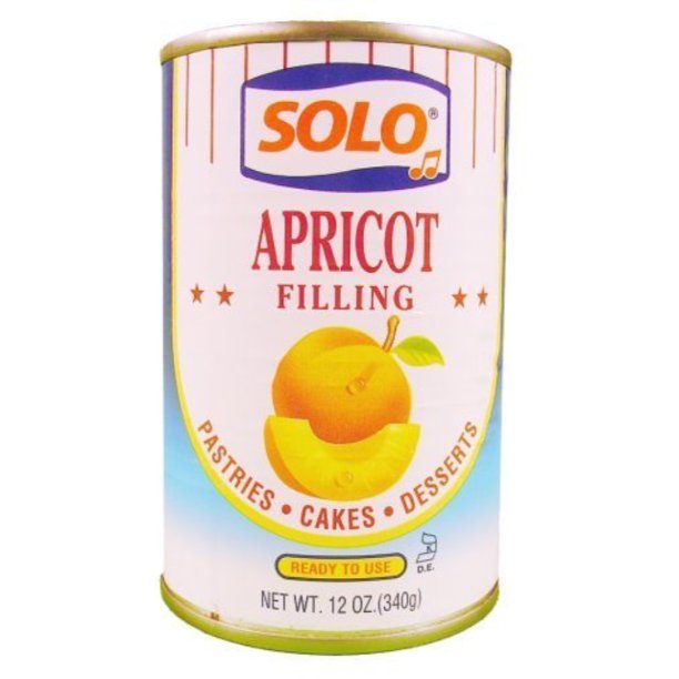 solo apricot cake & pastry filling 12oz. (pack of 2)