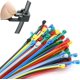 thumbnail image 1 of Bridas para cables de plástico reutilizables de 200 x 3,6 mm, bridas para cables de colores, bridas para cables de nailon, bridas para cables resistentes a los rayos UV, paquete de 120 piezas, 1 of 5