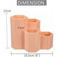 thumbnail image 2 of LAICAIW Porte-Stylo Porte-Crayon Organisateur de Stylos Rangement de Crayons pour Bureau et École (Orange, 4 Types), 2 of 4