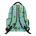 thumbnail image 2 of HUIACONG Green Tropical Dino Kids Backpack for Teen Boys Large Capacity Water Resistant for Back to School Elementary High School Daily Travel, 2 of 7