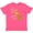 Retro Heather Pink, variant on Inktastic My Safta Loves me- cute giraffe Youth T-Shirt