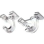 Adams, ADM1900993241, Clear Plastic Ceiling Hooks, 6 / Each, Clear