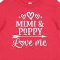 thumbnail image 4 of Inktastic Mimi and Poppy Love Me Baby Clothes Boys or Girls Baby T-Shirt, 4 of 5