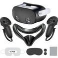 thumbnail image 1 of Silicone Cover Set Compatible with Meta Quest 3S Silicone Face Cover Set VR Shell Cover, Touch Controller Grips,and Lens Protective Cover for Meta/Oculus Quest 3S Accessories, 1 of 6