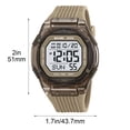 thumbnail image 3 of Digital Multifunctional Waterproof Watch Practical Electronic Wristwatch For Daily Casual Wear, 3 of 9