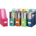 thumbnail image 4 of Whitmor Organisateurs de Magazines en Plastique Ensemble de 5 Multicolores, 4 of 4