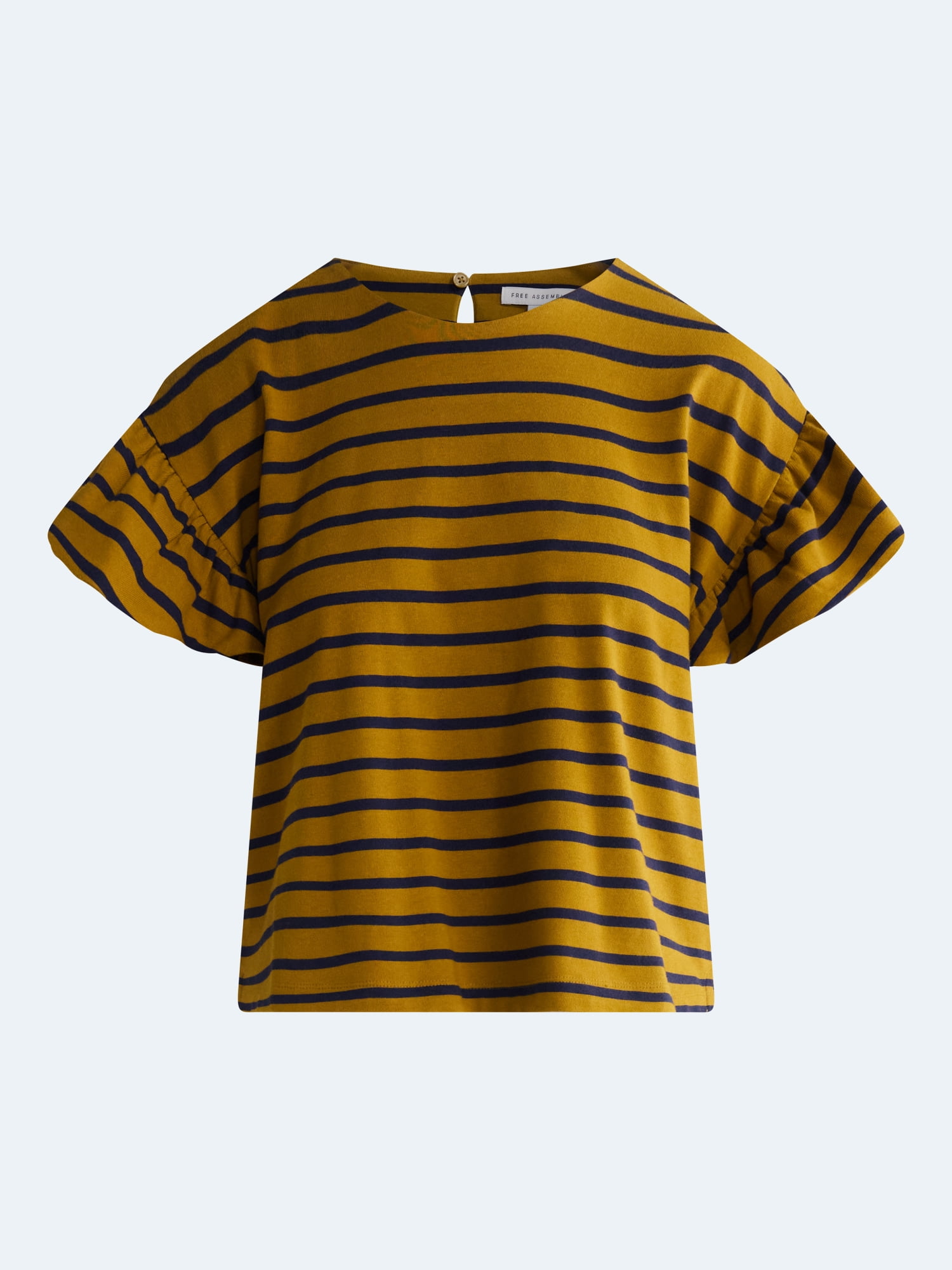 Free Assembly Women's Flutter Sleeve Top, XS-XXL