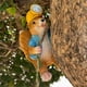 thumbnail image 5 of Resin Animal Decorations Solar Lights Garden Bunny Squirrel Climbing Wall Hanging Garden Homestay Landscaping(squirrel), 5 of 5