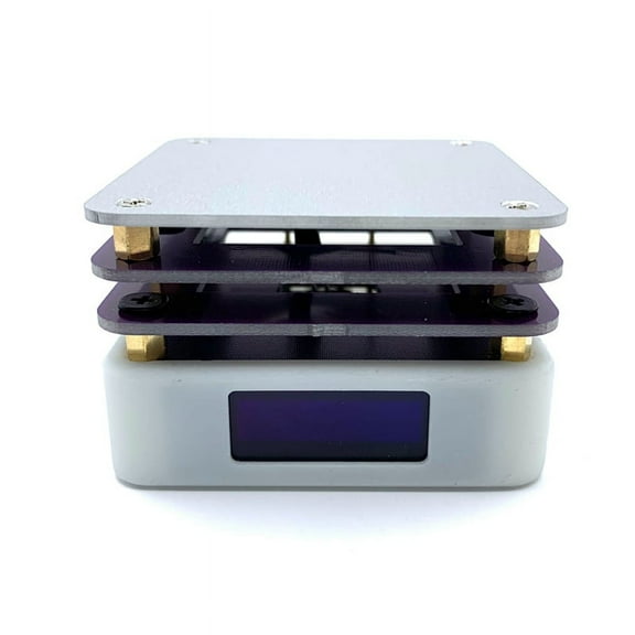 MHP30 Mini Hot Plate PCB SMD Board Soldering Plate Adjustable Constant Temperature Heating Tool Preheating Station,1 x Heating table,White